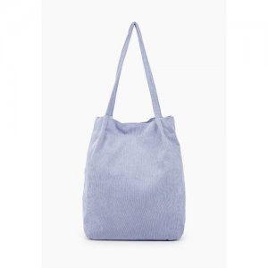 Женская голубая сумка мягкая шоппер тканевая пляжная с карманом на плечо шопперы сумка-шоппер тканевый шопер вельветовый Big Bang Socks. Цвет: серый/серебристый/голубой/серо-голубой