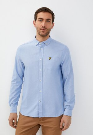 Рубашка Lyle & Scott Oxford Shirt. Цвет: голубой
