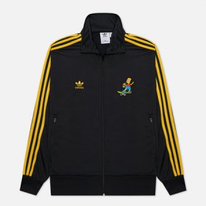 Мужская олимпийка x Simpsons Firebird adidas Originals. Цвет: чёрный