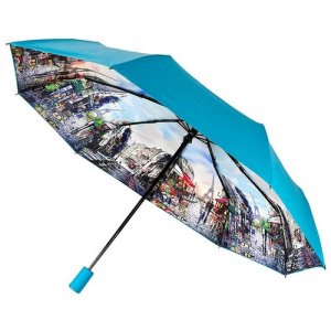 Зонт , голубой Diniya. Цвет: синий