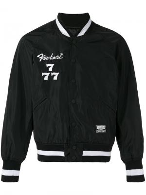 Куртка бомбер Society с вышивкой KTZ. Цвет: черный