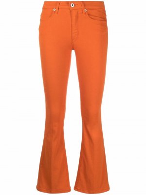 Расклешенные джинсы кроя слим DONDUP. Цвет: оранжевый