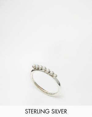 Серебряное кольцо с шариками Fashionology. Цвет: серебро