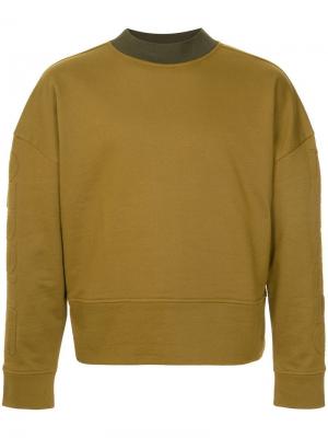 Укороченный свитер Cerruti 1881. Цвет: коричневый