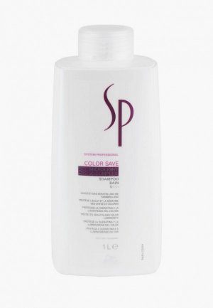 Шампунь System Professional COLOR SAVE для окрашенных волос, 1000 мл. Цвет: белый