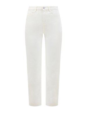 Прямые джинсы из коллекции KARL X AMBER VALLETTA LAGERFELD. Цвет: белый