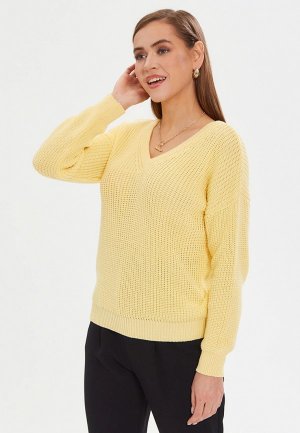 Пуловер Diana Delma. Цвет: желтый