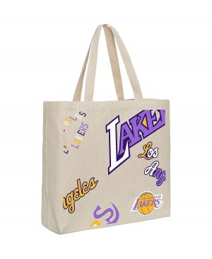 Женская большая сумка с логотипом команды Los Angeles Lakers Mitchell & Ness