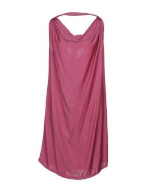 Платье миди I MALLONI. Цвет: пурпурный