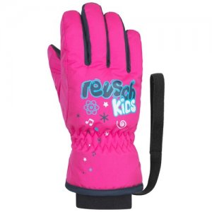 Перчатки , размер 3, розовый Reusch. Цвет: розовый