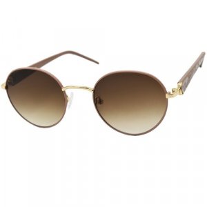 Солнцезащитные очки , коричневый Enni Marco. Цвет: коричневый