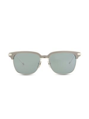 Квадратные солнцезащитные очки Clubmaster 55MM , серый Thom Browne