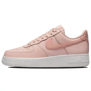 Air Force 1 07 ESS Cross Stitch — женские оксфорды розового цвета Summit-White Rose-Whisper DJ9945-600 Nike