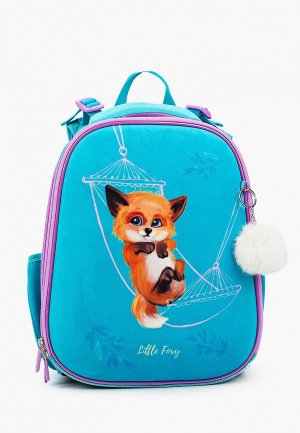 Рюкзак и кошелек Berlingo Little foxy. Цвет: бирюзовый