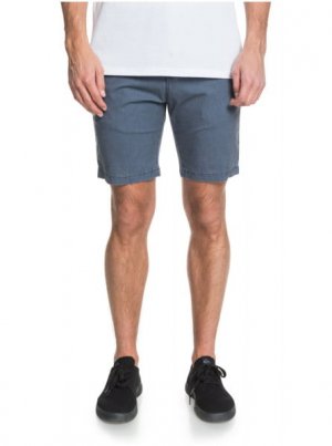 Мужские шорты-чинос Flux Chino QUIKSILVER. Цвет: blue nights