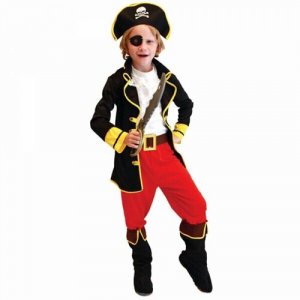 Костюм пиратский, карнавальный, детский для мальчика Пират7-9 лет, размер S (32) Happy Pirate