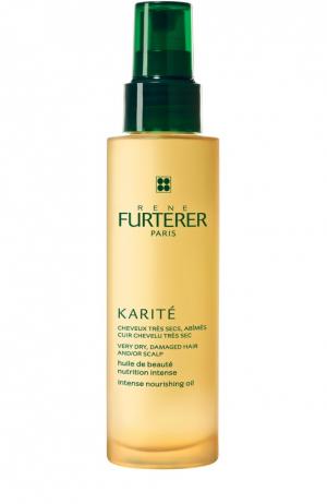 Масло для интенсивного питания волос Karite Rene Furterer. Цвет: бесцветный