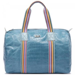 Дорожная сумка Fabi. Цвет: голубой