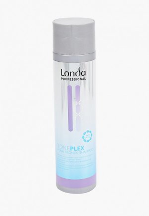 Шампунь Londa Professional TONEPLEX, для холодных оттенков блонд, Жемчужный 250 мл. Цвет: фиолетовый