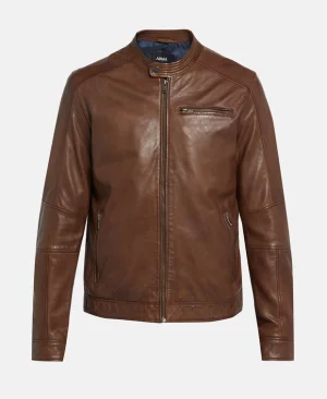 Кожаный пиджак, коричневый Arma