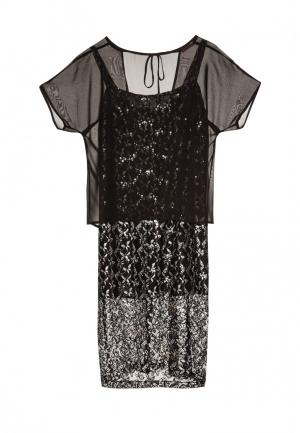 Комплект платье и блуза Виреле MP002XW0DSCV. Цвет: черный