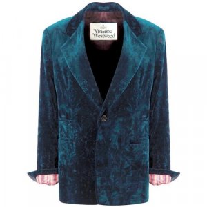 Пиджак , средней длины, размер 48, зеленый Vivienne Westwood. Цвет: зеленый