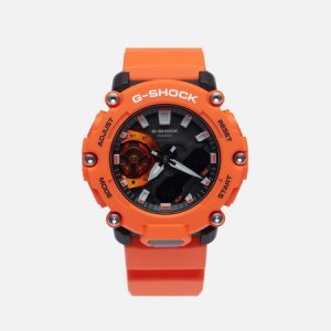 Наручные часы G-SHOCK GA-2200M-4A Carbon Core Guard CASIO. Цвет: оранжевый