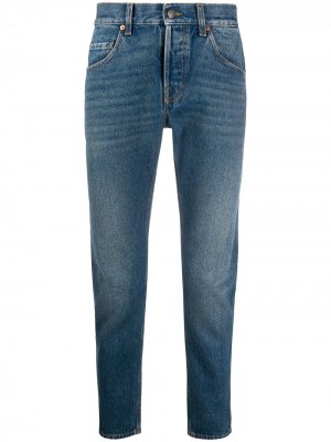 Укороченные джинсы прямого кроя Gucci. Цвет: синий