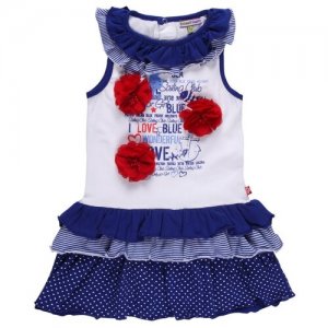 Летнее платье для девочки (Размер: 104), арт. 195466, цвет Синий Sweet Berry. Цвет: синий