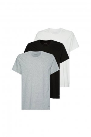 Комплект футболок с круглым вырезом (3 шт.) CALVIN KLEIN, черный Klein