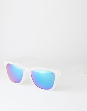 Bahamas Wayfarer Sunglasses Selected Homme. Цвет: белый
