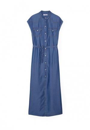 Платье джинсовое Mango - MARIA-A. Цвет: синий