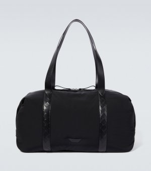 Спортивные сумки с кожаной отделкой , черный Bottega Veneta