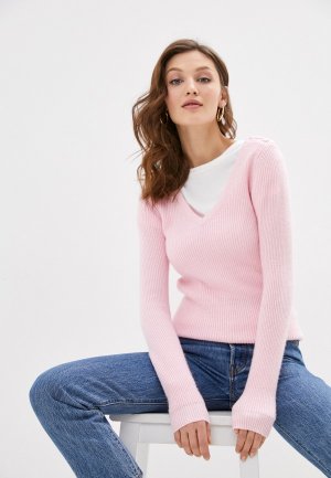 Пуловер William De Faye. Цвет: розовый