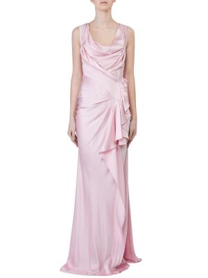 Платье John Galliano. Цвет: розовый