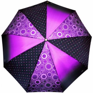 Зонт , фиолетовый Три слона. Цвет: фиолетовый