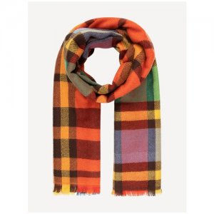 APART, шарф женский, цвет: разноцветный, размер: ONESIZE Apart. Цвет: красный/оранжевый