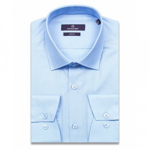 Рубашка , размер S (37-38 cm.), голубой POGGINO. Цвет: голубой
