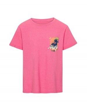 Детская футболка из хлопка и полиэстера с тропическим лонгбордом рисунком для мальчиков Psycho Tuna