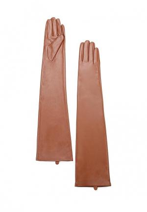 Перчатки Maisonque. Цвет: коричневый