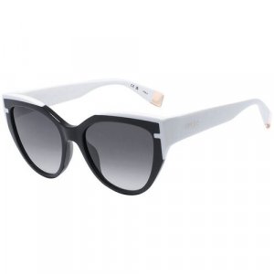 Солнцезащитные очки , бесцветный, черный FURLA. Цвет: бесцветный/прозрачный