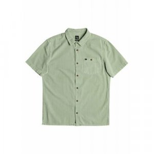 Рубашка , размер M, серый Quiksilver. Цвет: зеленый