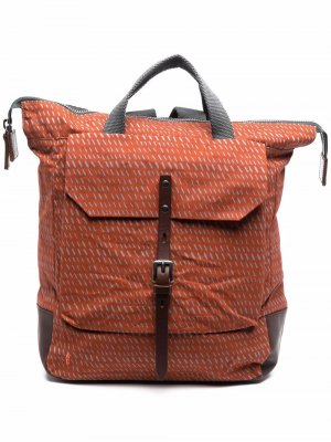 Рюкзак с вышитым логотипом Ally Capellino. Цвет: оранжевый