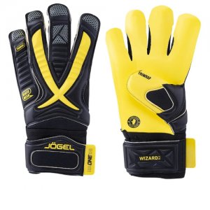 Вратарские перчатки , размер 9, желтый, черный Jogel. Цвет: желтый/черный