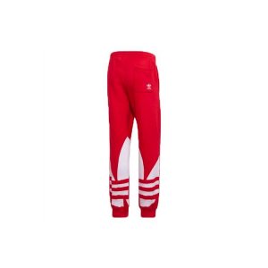 Big Trifoil Sweat Pants Red/White Мужская уличная одежда FM3759 Adidas
