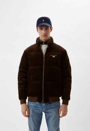 Куртка утепленная Polo Ralph Lauren. Цвет: коричневый