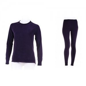 Комплект женского термобелья : рубашка + лосины ( 701 S/DVT / P/DVT) (2XS) Guahoo. Цвет: фиолетовый
