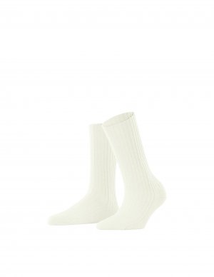 Уютные шерстяные носки-сапожки , белый Falke
