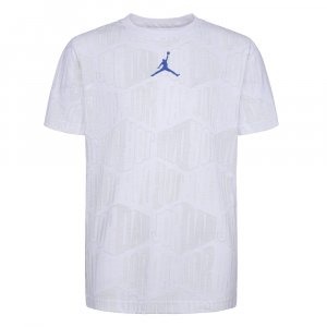 Подростковая футболка Diamond AOP Tee Jordan. Цвет: белый
