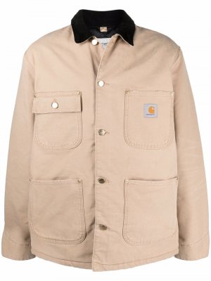 Куртка с нашивкой-логотипом Carhartt WIP. Цвет: коричневый